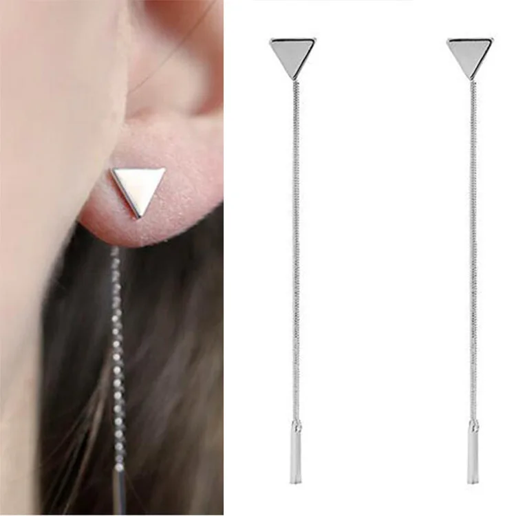 Vintage Sequins Triangle Tassel Drop Earrings Long Chain Dangle Drop Earrings For Women Pendientes Brincos 2019 ER184
Vintage Sequins Triangle Tassel Drop Earrings Long Chain Dangle Drop Earrings For Women Pendientes Brincos 2019 ER184