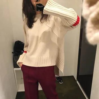 Autumn Winter New Loose Casual Solid Color Women Sweater Korean Style Round Neck Long-sleeved Knit Pullover Y1
Autumn Winter New Loose Casual Solid Color Women Sweater Korean Style Round Neck Long-sleeved Knit Pullover Y1