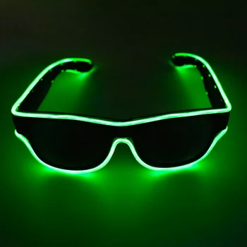 Halloween LED Glasses Light Up EL Wire USB Charge Twinkle Glowing Party Club Holiday Bar Halloween Decor LED Glasses For Parties 
Halloween LED Glasses Light Up EL Wire USB Charge Twinkle Glowing Party Club Holiday Bar Halloween Decor LED Glasses For Parties