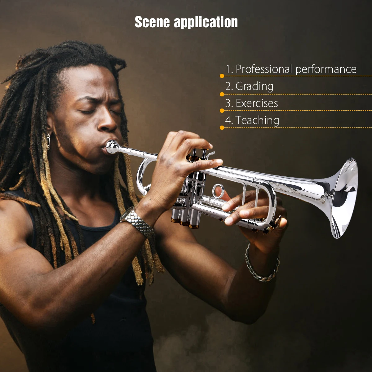 ammoon Prefessional Bb Trumpet Brass Material Surface Beautiful Shell Buttons Wind Instrument with 5C Mouthpiece Carry Bag Glove
ammoon Prefessional Bb Trumpet Brass Material Surface Beautiful Shell Buttons Wind Instrument with 5C Mouthpiece Carry Bag Glove