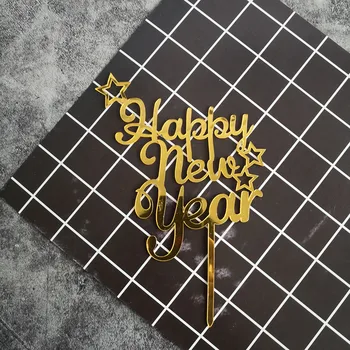 Happy New Year Acrylic Cake Topper Gold Red Stars Cake Topper For New Year Party Cake Decorations Christmas Xmas Celebrations
Happy New Year Acrylic Cake Topper Gold Red Stars Cake Topper For New Year Party Cake Decorations Christmas Xmas Celebrations