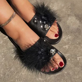 2020 New Summer Comfortable Sandals Swan feather Non-slip Female Sandals Car Line Light Wear-resistant Large Size Retro Shoes 
2020 New Summer Comfortable Sandals Swan feather Non-slip Female Sandals Car Line Light Wear-resistant Large Size Retro Shoes