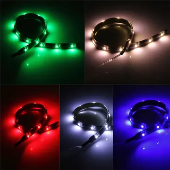 30CM 12LED Flexible Strip String Light w/Battery Box Multi Color Waterproof Lamp
30CM 12LED Flexible Strip String Light w/Battery Box Multi Color Waterproof Lamp
