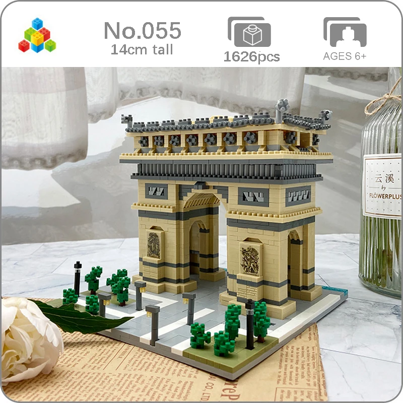 YZ World Architecture Famous Arch of Triumph Gate 3D Model Building Blocks Mini Diamond Bricks Building Toy for Boys Gifts
YZ World Architecture Famous Arch of Triumph Gate 3D Model Building Blocks Mini Diamond Bricks Building Toy for Boys Gifts