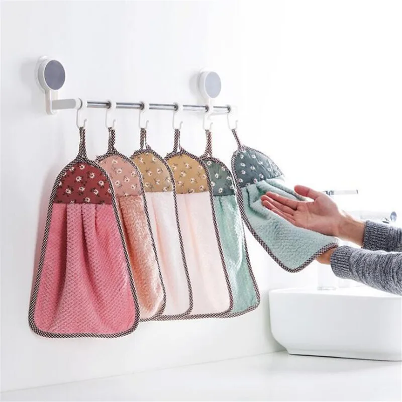Фото Детское полотенце для рук из микрофибры впитывающее сухое кухни и ванной | Полотенца банные (4000695746500)