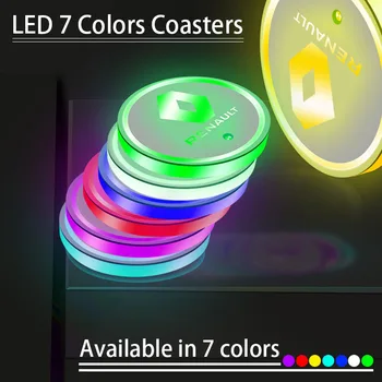 Car Luminescent Cup Pad for Renault Koleos Logan Clio Laguna Megane 2 3 Duster Captur Auto Logo LED Light Mat Accessories Goods
Car Luminescent Cup Pad for Renault Koleos Logan Clio Laguna Megane 2 3 Duster Captur Auto Logo LED Light Mat Accessories Goods