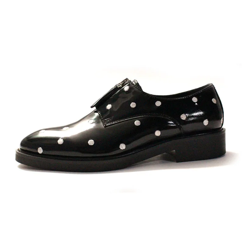 Фото New 2020 Men Formal Shoes Leather Zipper Pointed Toe Footwear Man Black Party Mens Dress Luxury Shoe Sapato Masculino | Обувь
