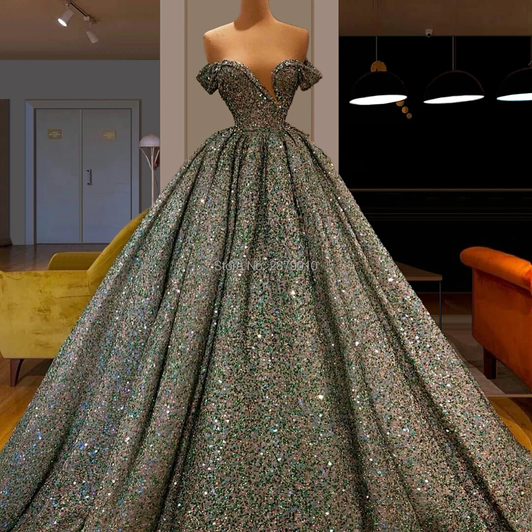 Off-The-Shoulder Sweetheart Long Evening Dress Sleeveless Ball Gown Sequined Metal Spraying Floor-Length Women Dress Prom Dubai
Off-The-Shoulder Sweetheart Long Evening Dress Sleeveless Ball Gown Sequined Metal Spraying Floor-Length Women Dress Prom Dubai
