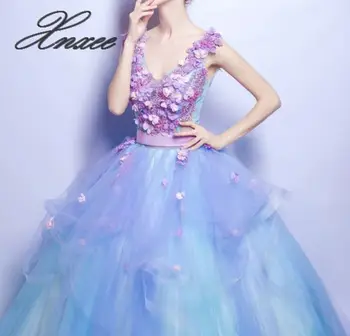 Vestido largo con cuello en V profundo de flores azules de Xnxee para mujer Vestido largo de novia XXS-3XL
Vestido largo con cuello en V profundo de flores azules de Xnxee para mujer Vestido largo de novia XXS-3XL