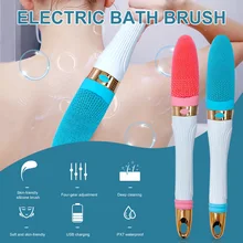 Electric Bath Shower Brush Silicone Spin Massager 360 Degrees Cleaning Long Handle Shower Tool with 4 Gears(Random Color)
Electric Bath Shower Brush Silicone Spin Massager 360 Degrees Cleaning Long Handle Shower Tool with 4 Gears(Random Color)
