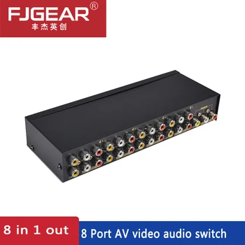 AV Switch Box 8 in 1 AV Audio Video Switch Signal Verbund für HDTV LCD DVD 3 RCA Switcher
AV Switch Box 8 in 1 AV Audio Video Switch Signal Verbund für HDTV LCD DVD 3 RCA Switcher
