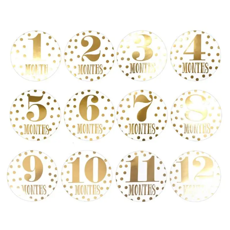 12pcs Infant Baby Monthly Sticker Environmental Protection and Durability Pregnant Women Month Milestone Photograph Prop
12pcs Infant Baby Monthly Sticker Environmental Protection and Durability Pregnant Women Month Milestone Photograph Prop