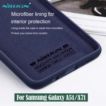 For Samsung Galaxy A51 A71 Case Nillkin Flex Pure Case Microfiber lining Crash-proof Soft Silicone Back Cover For Samsung A51
For Samsung Galaxy A51 A71 Case Nillkin Flex Pure Case Microfiber lining Crash-proof Soft Silicone Back Cover For Samsung A51