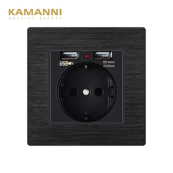 KAMANNI Wall Charger Charging 2A Wall Charger EU-Plug Dual With USB Port Socket Adapter Electrical Sockets 220V
KAMANNI Wall Charger Charging 2A Wall Charger EU-Plug Dual With USB Port Socket Adapter Electrical Sockets 220V