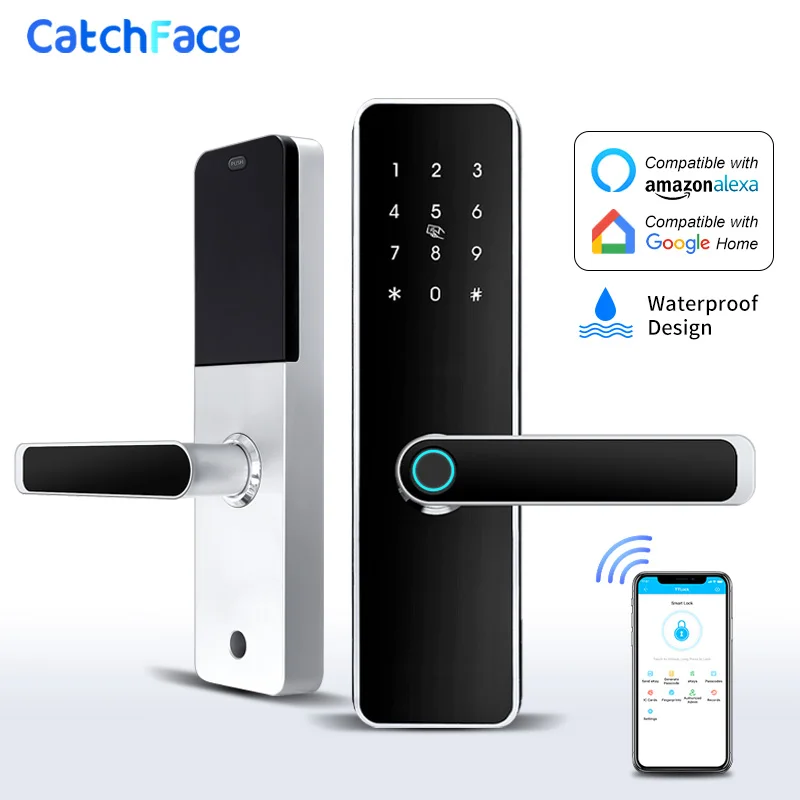 Waterproof Fingerprint Smart Door lock Bluetooth Digital Smart Deadbolt Door Lock with Keypad App Fingerprint Biometric Code
Waterproof Fingerprint Smart Door lock Bluetooth Digital Smart Deadbolt Door Lock with Keypad App Fingerprint Biometric Code