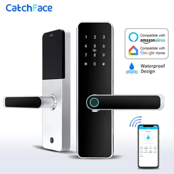 Waterproof Fingerprint Smart Door lock Bluetooth Digital Smart Deadbolt Door Lock with Keypad App Fingerprint Biometric Code
Waterproof Fingerprint Smart Door lock Bluetooth Digital Smart Deadbolt Door Lock with Keypad App Fingerprint Biometric Code