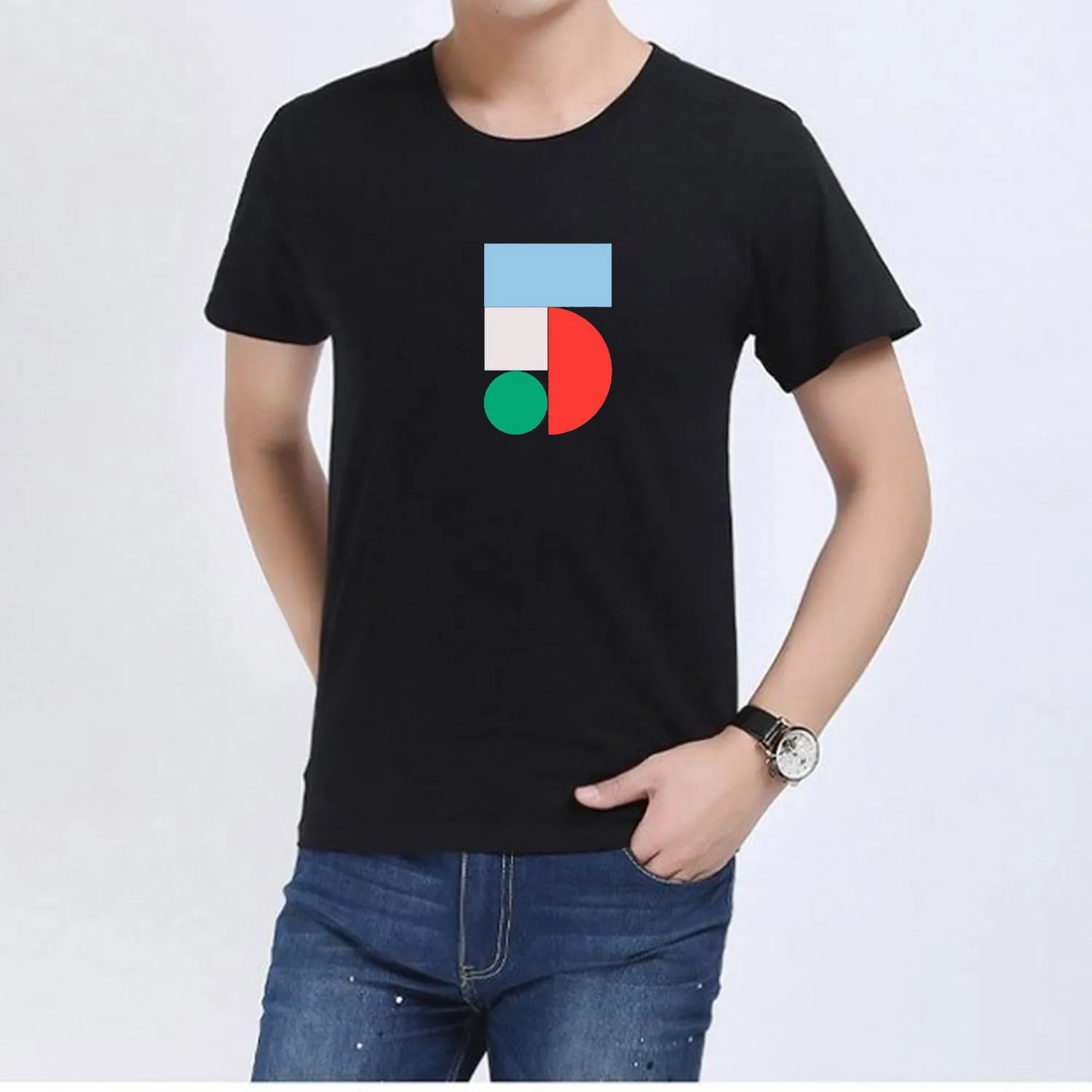 Printed New Style Spring And Summer Men Color Block Lettered Pattern Short Sleeve T-shirt Loose-Fit T-shirt Fashion Tops
Printed New Style Spring And Summer Men Color Block Lettered Pattern Short Sleeve T-shirt Loose-Fit T-shirt Fashion Tops