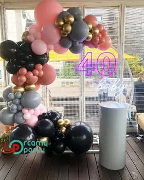 Global Pastel Retro Pink Balloon Garland Kit DIY Arch Black Gray Pink for Birthday Party Wedding Baby Shower Supplies Decoration
Global Pastel Retro Pink Balloon Garland Kit DIY Arch Black Gray Pink for Birthday Party Wedding Baby Shower Supplies Decoration