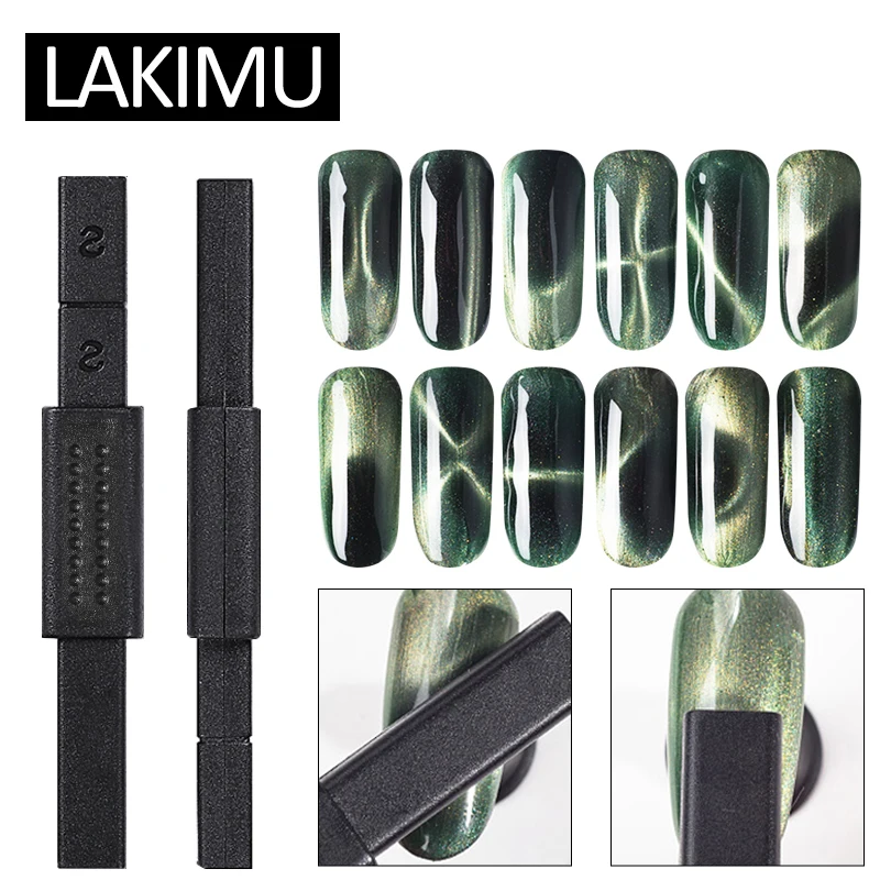 LAKIMU 3D Magic Effect Line Stripe Charms Nail Magnetic Tools Full Beauty Double-end Cat Eye Magnet Stick
LAKIMU 3D Magic Effect Line Stripe Charms Nail Magnetic Tools Full Beauty Double-end Cat Eye Magnet Stick