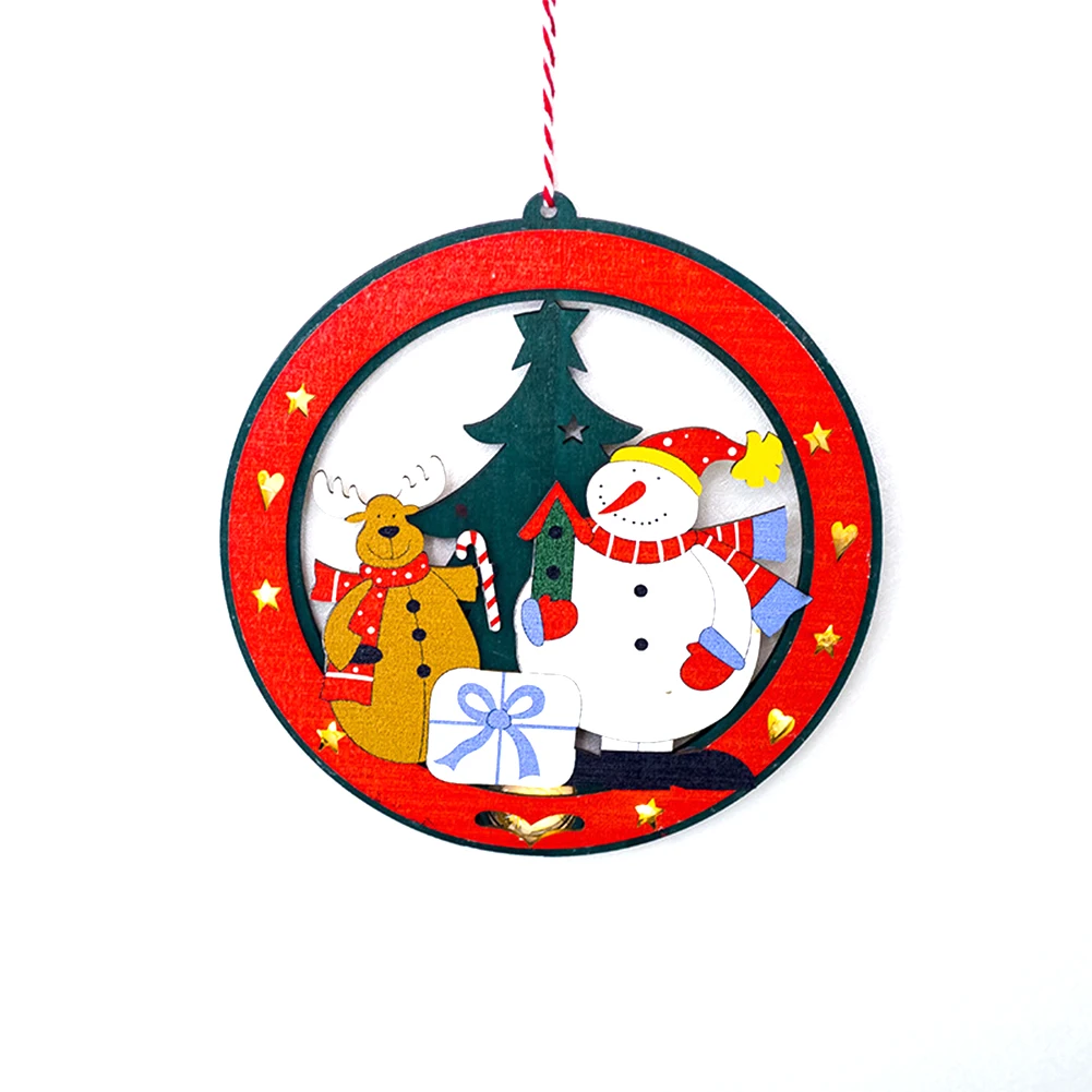 Christmas Decorations Home Wood Colorful Painted Pendant Holiday Hanging Ornaments Portable Party Lighting Bedroom Round Shape
Christmas Decorations Home Wood Colorful Painted Pendant Holiday Hanging Ornaments Portable Party Lighting Bedroom Round Shape