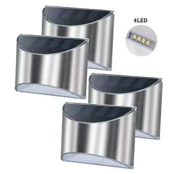 2pcs Garden Wall Lights For Garden Decoration Lighting LED Solar Powered Stainless Steel Fence Lights Patio Lamps
2pcs Garden Wall Lights For Garden Decoration Lighting LED Solar Powered Stainless Steel Fence Lights Patio Lamps
