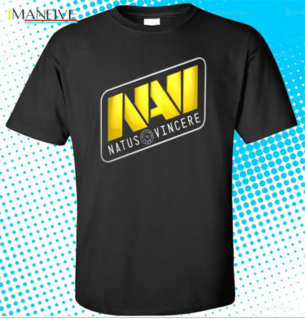 New DOTA 2 Tournament Team Natus Vincere Logo Men's Black T-Shirt Size Cool Casual pride t shirt men Unisex New Fashion
New DOTA 2 Tournament Team Natus Vincere Logo Men's Black T-Shirt Size Cool Casual pride t shirt men Unisex New Fashion