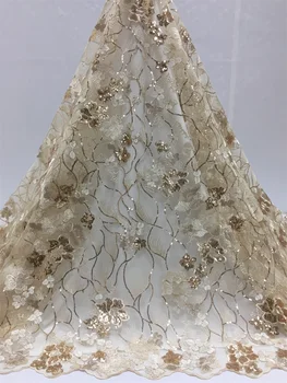 gold african french tulle net lace with sequins african lace fabric high quality 5yards nigerian lace fabric for dress FCL1886
gold african french tulle net lace with sequins african lace fabric high quality 5yards nigerian lace fabric for dress FCL1886