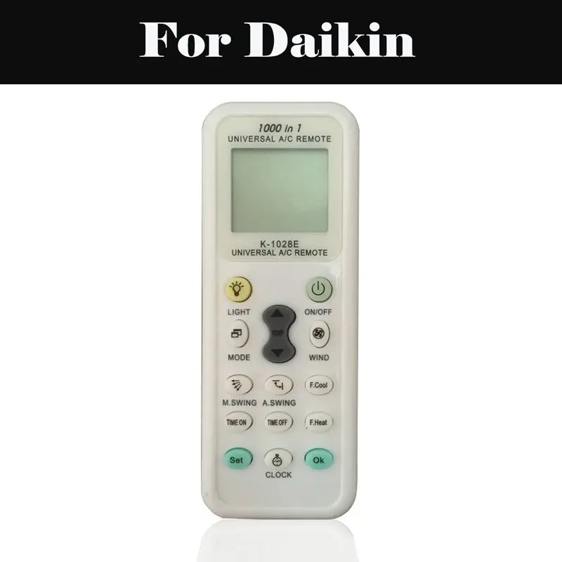 Universal Air Condition LCD A/C Muli 1028E Remote Control Low Power For Daikin FTF50PRV16 FTC50QRV16 DTF50QRV16 FTXS50FVMA
Universal Air Condition LCD A/C Muli 1028E Remote Control Low Power For Daikin FTF50PRV16 FTC50QRV16 DTF50QRV16 FTXS50FVMA