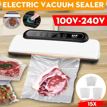 110/220V Vacuum Sealer Best Fully Automatic Portable Household Food Wet Dry Packaging Machine Sealing Include 15Pcs Bags Free
110/220V Vacuum Sealer Best Fully Automatic Portable Household Food Wet Dry Packaging Machine Sealing Include 15Pcs Bags Free