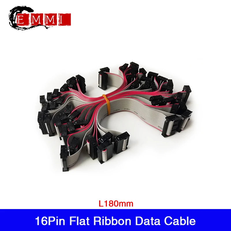 

20 шт./лот 16 контактов 180 мм/18 см плоский ленточный светодиодный модуль кабель для передачи данных для светодиодного дисплея
