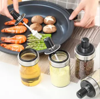 Glass Spice Containers Seasoning Jar With Spoon Oil Honey Salt And Pepper Dispenser Bottle Kitchen Accessories
Glass Spice Containers Seasoning Jar With Spoon Oil Honey Salt And Pepper Dispenser Bottle Kitchen Accessories