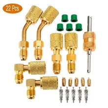R410A Charging Vacuum Port Adapter Kit Straight Swivel HVAC Mini Split System Accessories Air Conditioner Repair Spare Parts Set
R410A Charging Vacuum Port Adapter Kit Straight Swivel HVAC Mini Split System Accessories Air Conditioner Repair Spare Parts Set