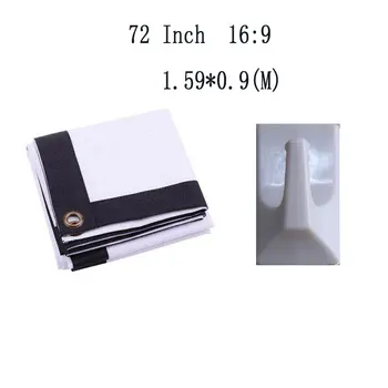 Thinyou 72 Inch 16:9 HD Outdoor Projector Screen Portable Folded Front Projection Screen Fabric With Eyelets Without Frame
Thinyou 72 Inch 16:9 HD Outdoor Projector Screen Portable Folded Front Projection Screen Fabric With Eyelets Without Frame