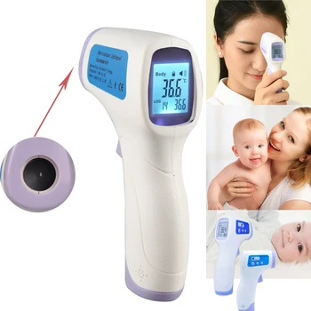Digital Infrared Thermometer Laser Temperature Meter Non Contact Pyrometer Imager Forehead Baby Temperature Device Random
Digital Infrared Thermometer Laser Temperature Meter Non Contact Pyrometer Imager Forehead Baby Temperature Device Random