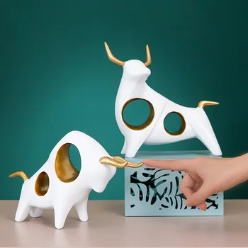 Bull Sculpture Resin Statue bull symbol of the year 2021 Animal Ox Home Decor Tabletop Cabinet Desktop bull 2021 figurine
Bull Sculpture Resin Statue bull symbol of the year 2021 Animal Ox Home Decor Tabletop Cabinet Desktop bull 2021 figurine