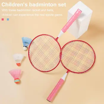 Children Badminton Racket Set Training Practice Racquet For Indoor Outdoor Sport Games School PE Class Entertainment Equipment 
Children Badminton Racket Set Training Practice Racquet For Indoor Outdoor Sport Games School PE Class Entertainment Equipment