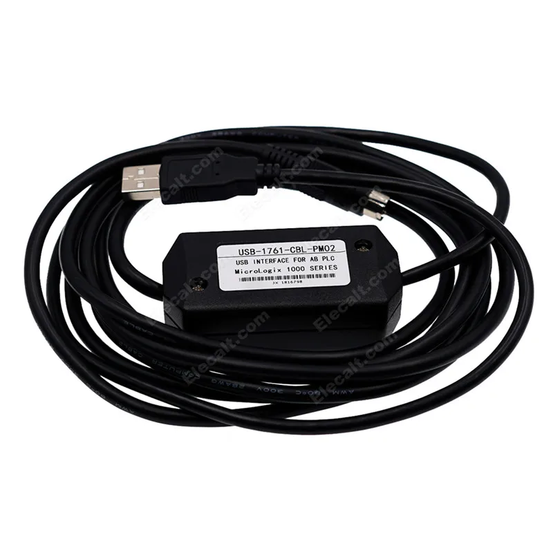 USB 1761 CBL PM02 интерфейс адаптируется для A B MicroLogix 1000 серии PLC Кабель программирования