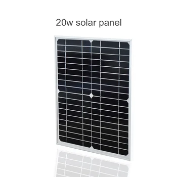 Glass Solar Panel 20W 18v With USB Interface 12V Portable Solar Panel For Mobile Phone hiking camping car rv home
Glass Solar Panel 20W 18v With USB Interface 12V Portable Solar Panel For Mobile Phone hiking camping car rv home