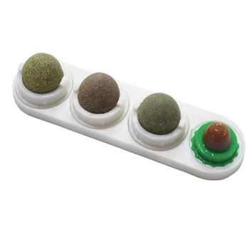 Catnip Toy for Cats, Catnip Edible Balls Natural Rotatable Licking Treats Toys for Cats Kitten Kitty
Catnip Toy for Cats, Catnip Edible Balls Natural Rotatable Licking Treats Toys for Cats Kitten Kitty