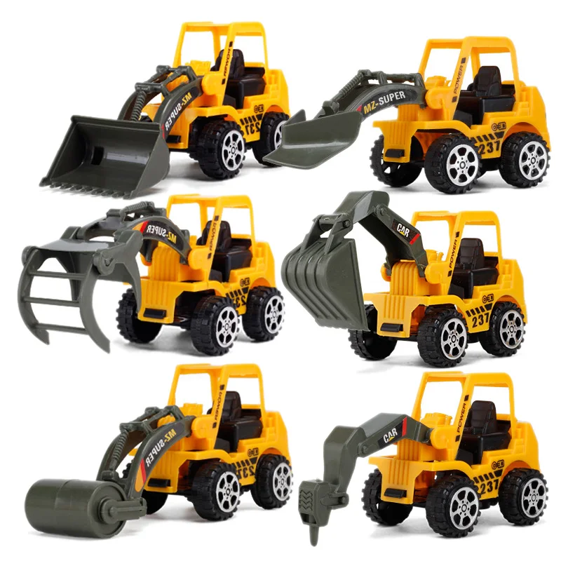 6 Styles Mini Diecast Plastic Construction Vehicle Engineering Cars Excavator Model Toys For Children Boys Gift
6 Styles Mini Diecast Plastic Construction Vehicle Engineering Cars Excavator Model Toys For Children Boys Gift