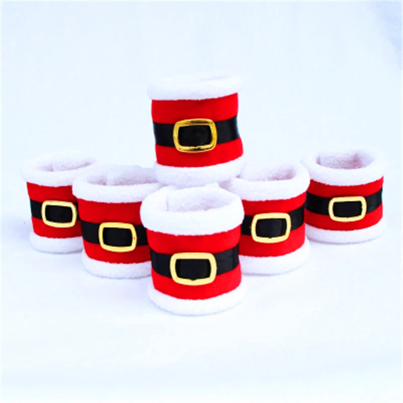 Santa Claus Napkin Ring Xmas Towel Holder Circles Christmas Dinner Party Table Decor Christmas Home Decor 
Santa Claus Napkin Ring Xmas Towel Holder Circles Christmas Dinner Party Table Decor Christmas Home Decor