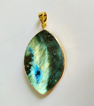 1Pcs Natural Blue Flash Labradorite Pendant Semi Precious Stone Penadnt,Eye Shape Labradorite Stone Bead Pendant 26x38mm
1Pcs Natural Blue Flash Labradorite Pendant Semi Precious Stone Penadnt,Eye Shape Labradorite Stone Bead Pendant 26x38mm