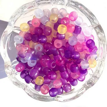 1000Pcs 6x8mm Fashion Plastic UV Color Ranbow Changing Glow in The Dark Loose Beads Kids Children DIY Toy Manual Necklace Making
1000Pcs 6x8mm Fashion Plastic UV Color Ranbow Changing Glow in The Dark Loose Beads Kids Children DIY Toy Manual Necklace Making