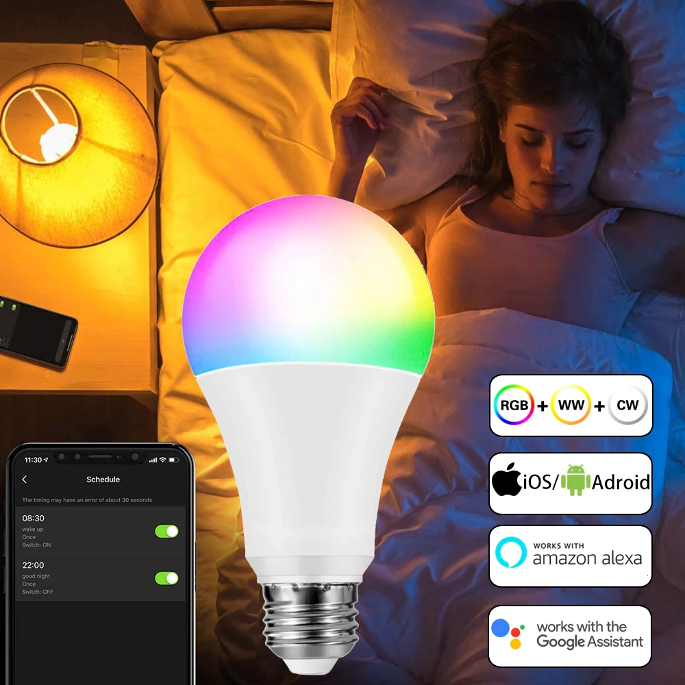 8 Modes Scene Dimmable RGB LED Smart Bluetooth Lamp Bulbs RGBW RGBWW Smart Lamp Music Control Apply to IOS /Android Magic Lamp
8 Modes Scene Dimmable RGB LED Smart Bluetooth Lamp Bulbs RGBW RGBWW Smart Lamp Music Control Apply to IOS /Android Magic Lamp