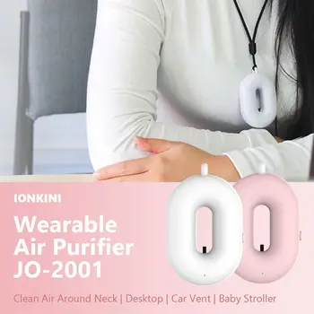 Powerful Air Purifier Necklace Mini Portable USB Air Cleaner Negative Ion Generator Low Noise Air Freshener
Powerful Air Purifier Necklace Mini Portable USB Air Cleaner Negative Ion Generator Low Noise Air Freshener