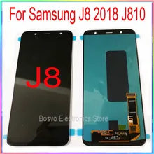 Ensemble écran tactile LCD, pour samsung J8 2018 J810=