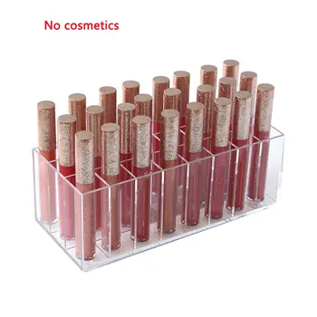 24 Grids Makeup Organizer Acrylic Lipstick Storage Box Cosmetic Display Stand Lipstick Display Holder 
24 Grids Makeup Organizer Acrylic Lipstick Storage Box Cosmetic Display Stand Lipstick Display Holder