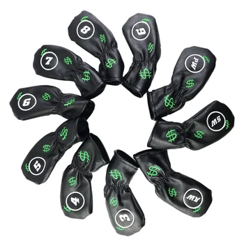 10 Pieces Golf Club Head Soft Cover Iron Putter Headcover Protector Sleeve 
10 Pieces Golf Club Head Soft Cover Iron Putter Headcover Protector Sleeve