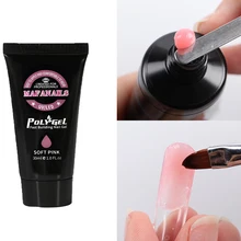 30 ml/תיבה משרים כבוי Builder פולי ג 'ל 9 צבעים אקריליק פולי ג' ל מהיר להאריך UV ג 'ל Builder GY06 UV פולי ג 'ל לנייל אמנות טיפים #1PCS(China)