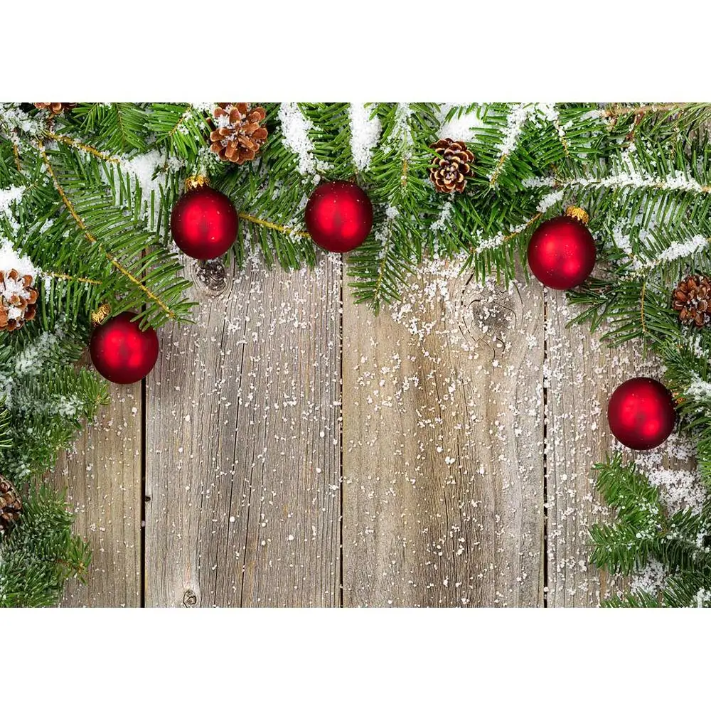 Red Christmas Balls Pine Snow Wooden Board Photographic Background Vinyl Backdrop for Children Baby Toy Photophone Photo Studio
Red Christmas Balls Pine Snow Wooden Board Photographic Background Vinyl Backdrop for Children Baby Toy Photophone Photo Studio